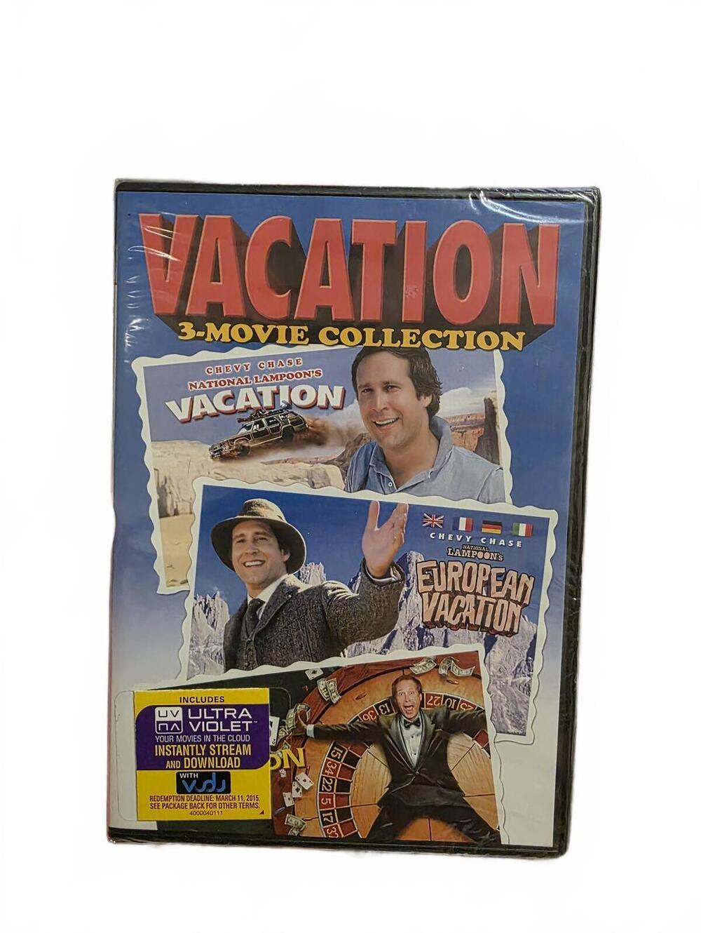 Vacation 3-Movie Collection DVD & Mitchells Vs The Machines Dvd Lot